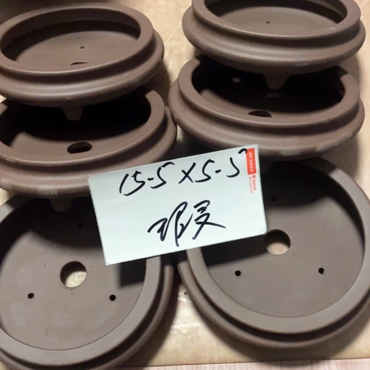 紫砂花盆紫砂花盆微瑕凹底