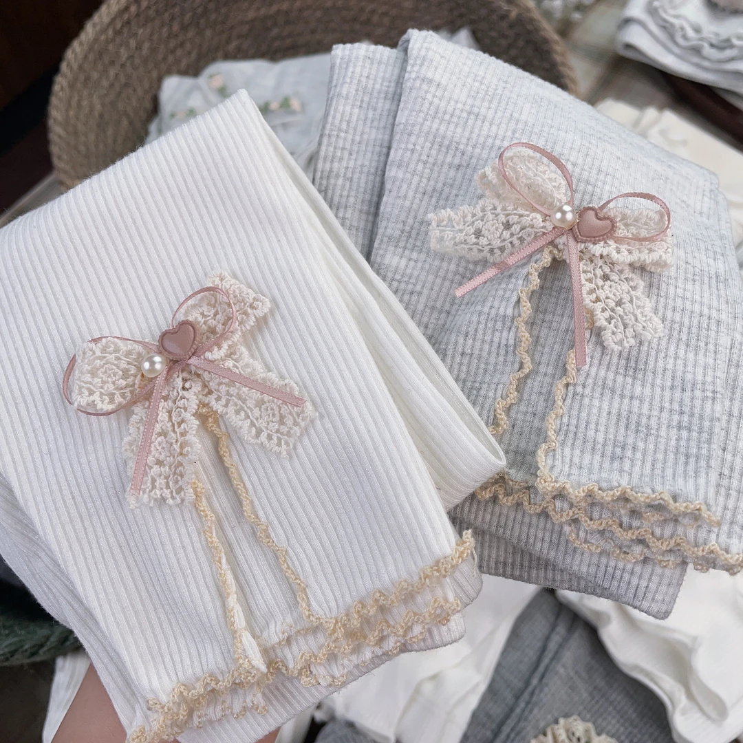 儿童夏款打底裤透气七分裤花边儿童透气百搭外穿夏款