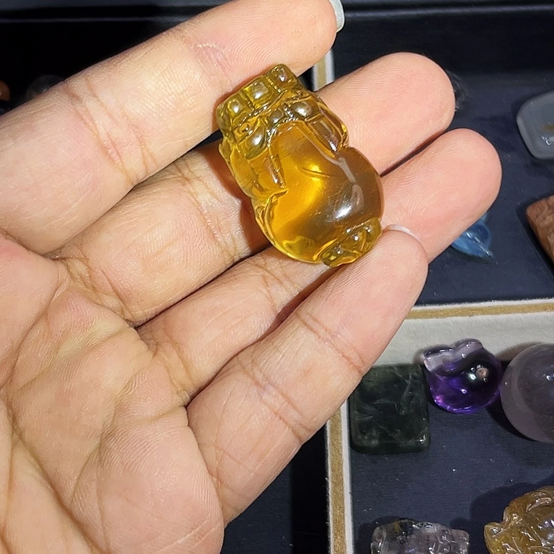 水晶颈饰未镶嵌黄水晶
