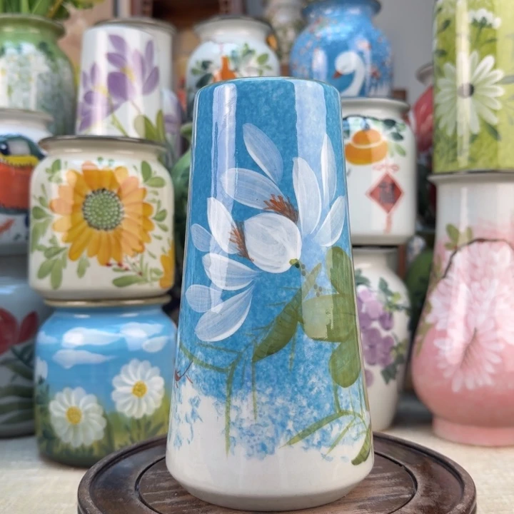 瓷片花瓶565665566565656