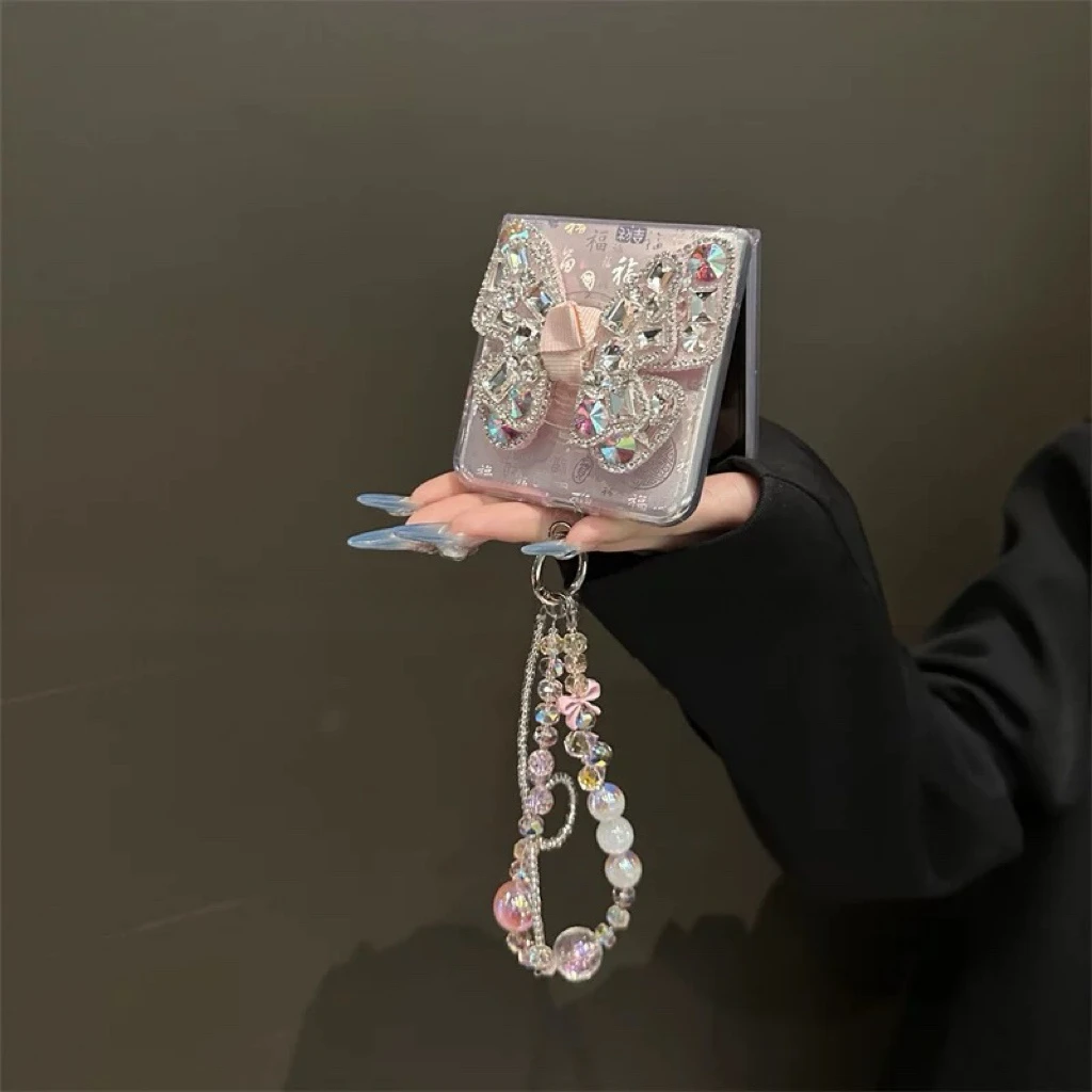 粉色百福图适用华为pocket2手机壳荣耀magicvflip新novaflip折叠