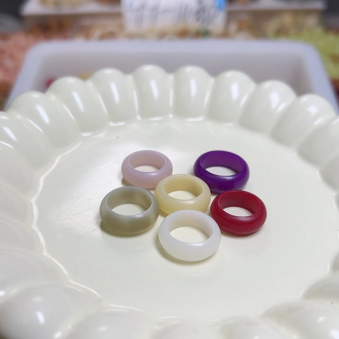 菩提根/象牙果吊坠多彩精品跑环6颗