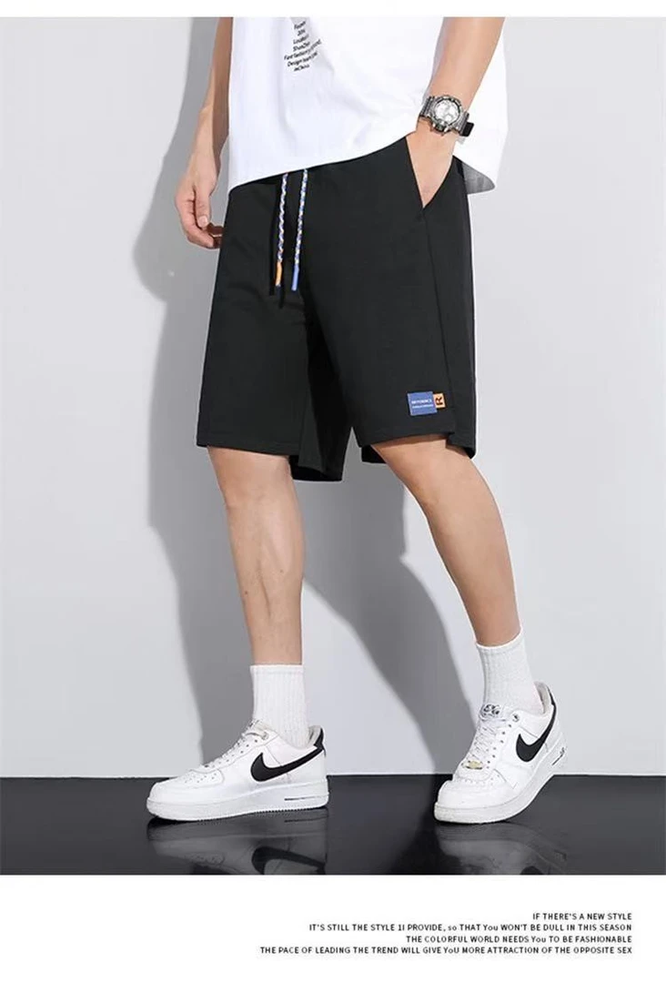 男士夏季肥佬胖子加肥加大码松紧腰休闲运动休闲短裤 1188