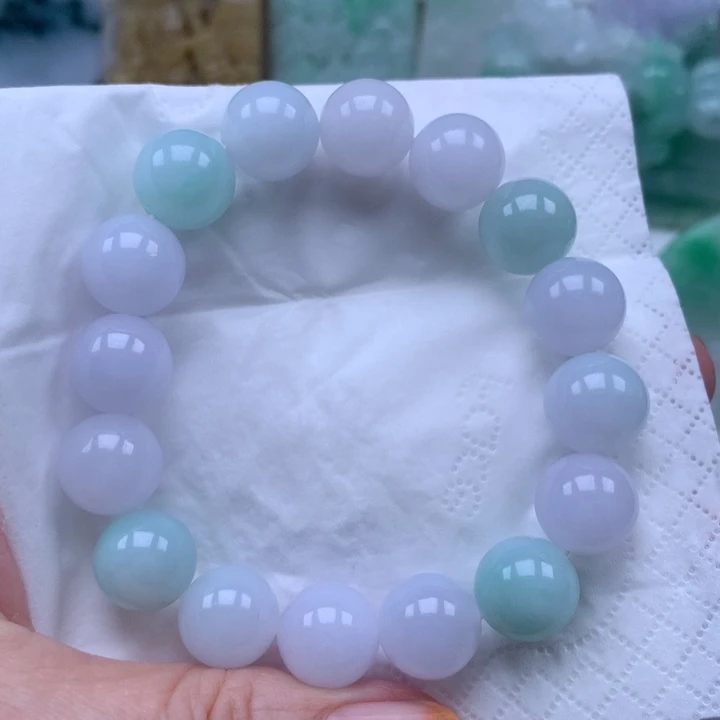 定制翡翠未镶嵌挂件手串