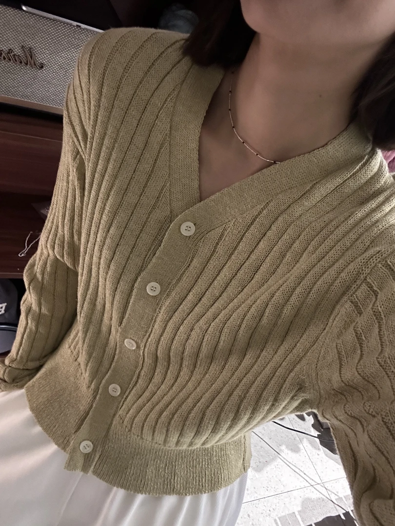 韩国very坑条开衫（no退no换）