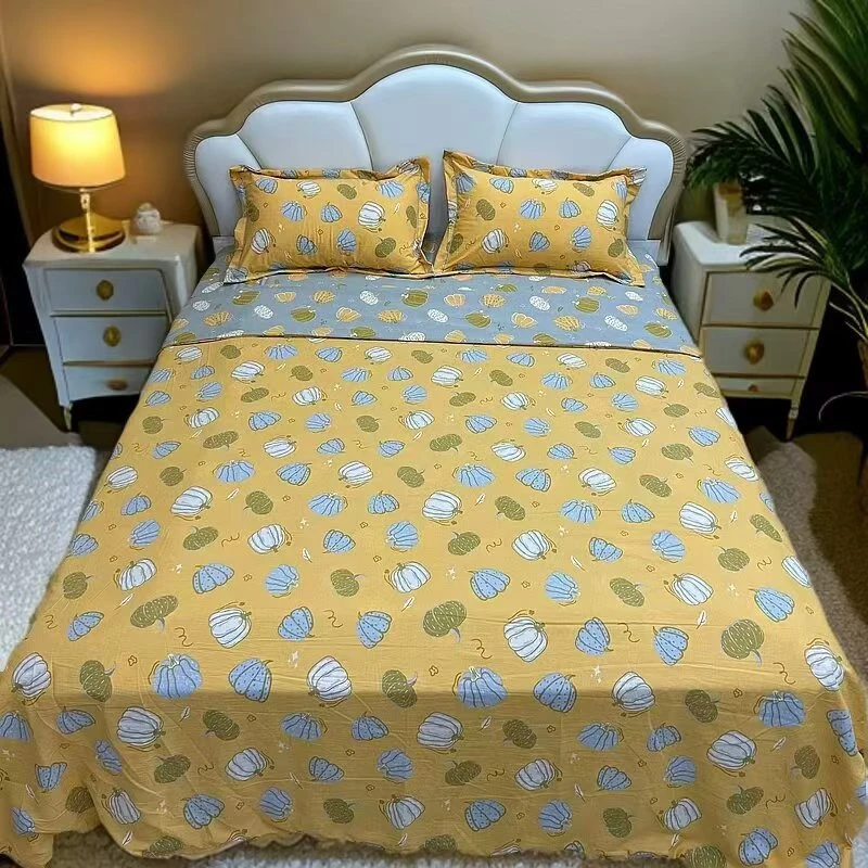 【南瓜床单】2米×2.3米床单±5厘米舒适柔软云朵棉加密小斜纹