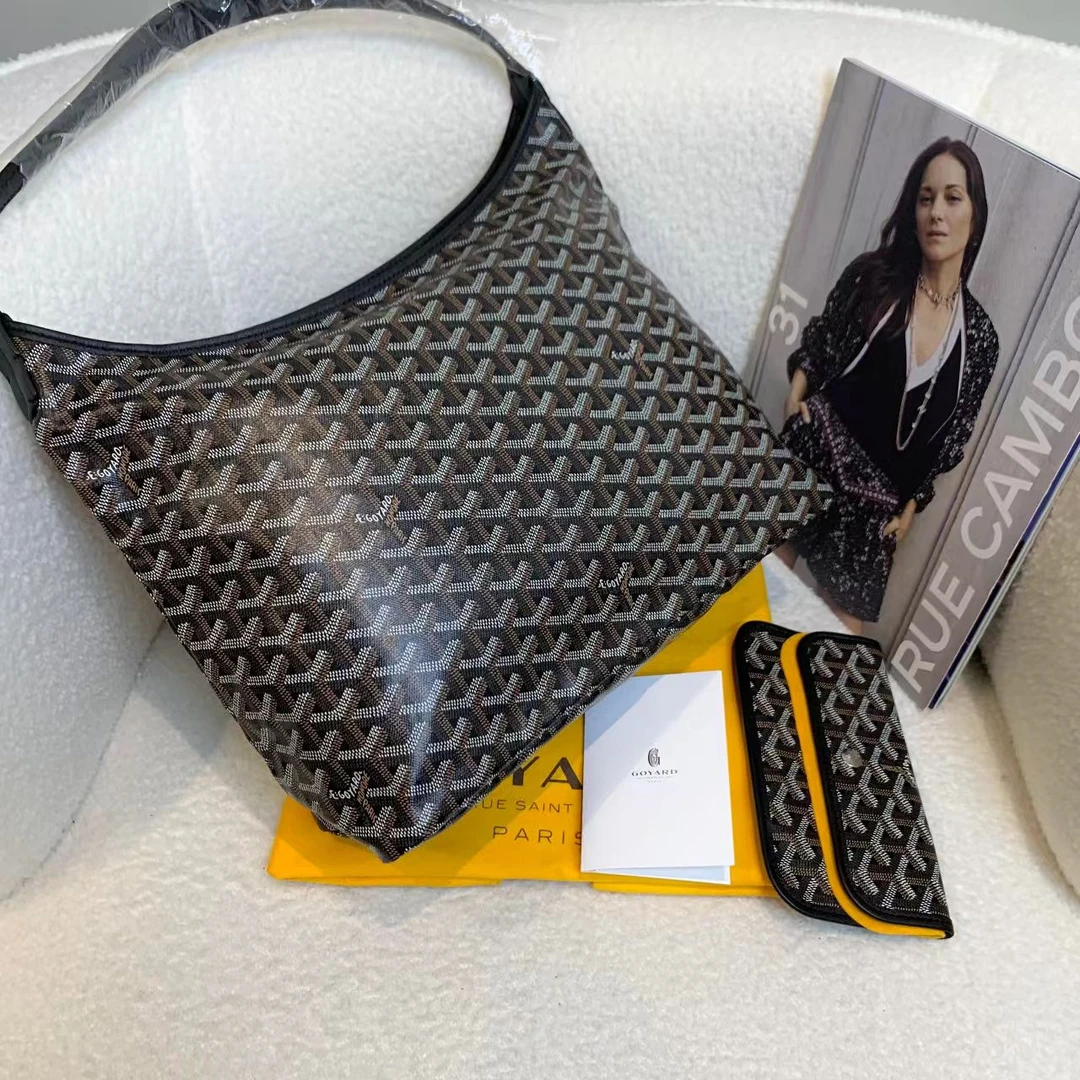 全新未使用 Gaoy/戈雅 壹臻/黑色老花hobo 23年 89856205