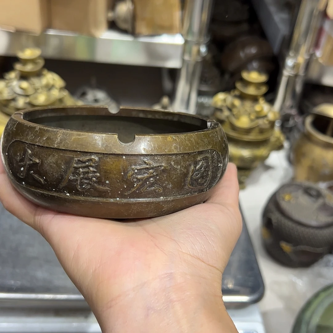 兴****心微瑕疵黄铜摆件工艺品