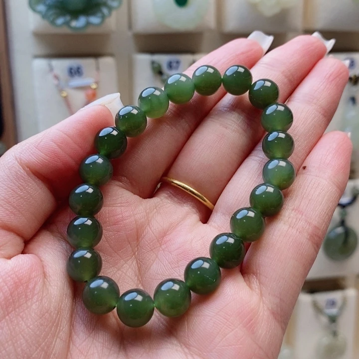 和田玉未镶嵌手串