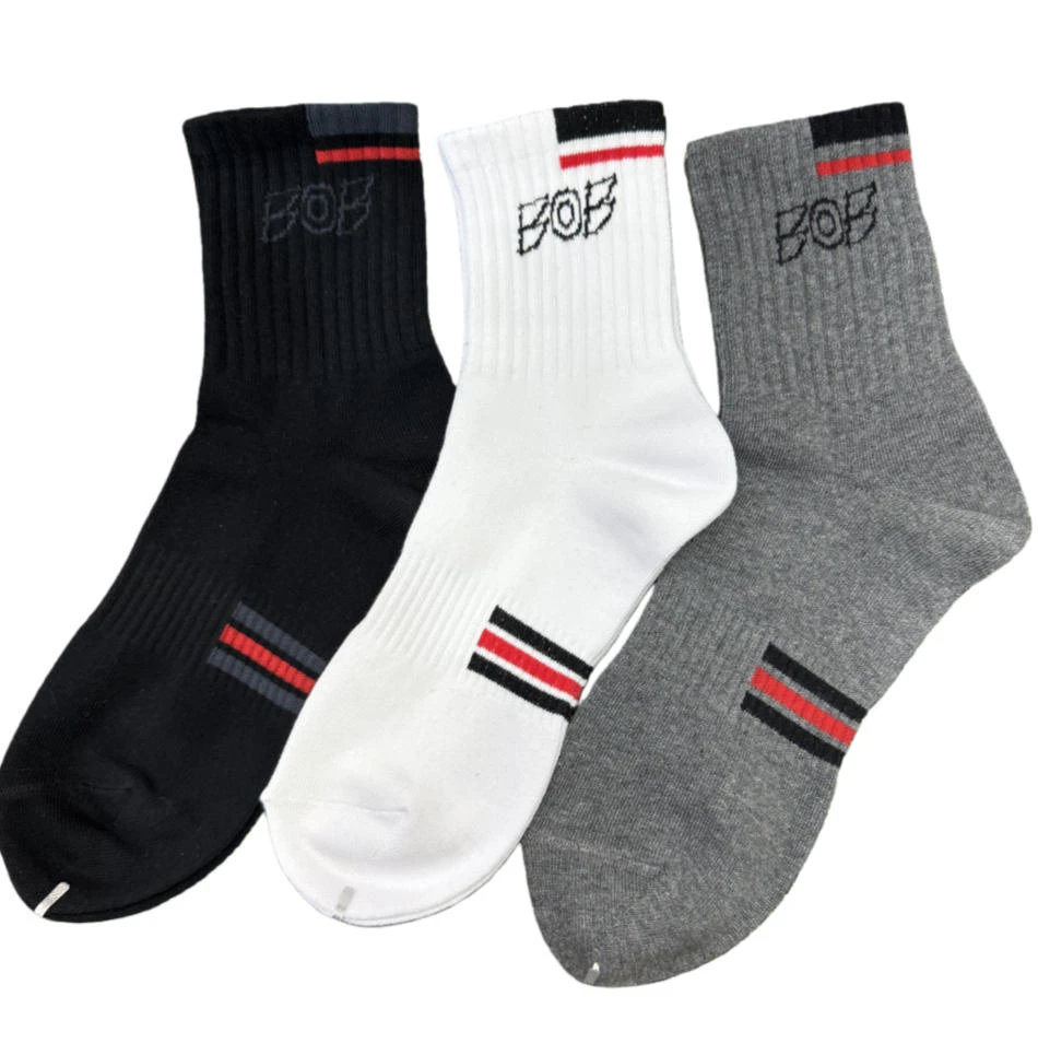 成宝袜行-男士袜子-四季纯棉-中筒袜