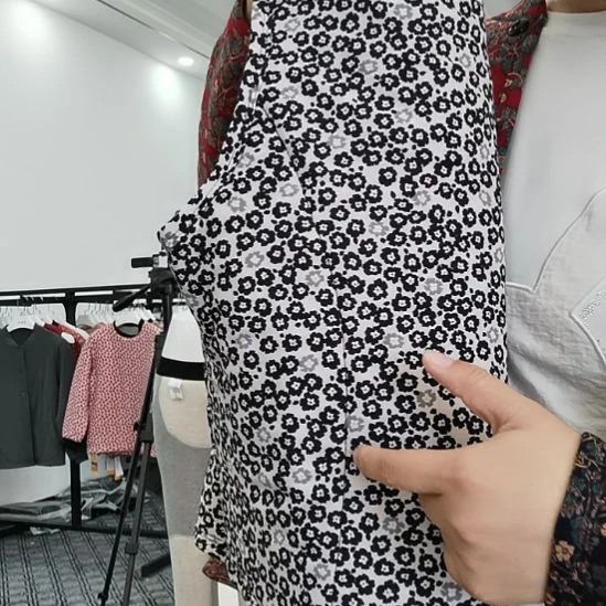 小马甲黑色花丝棉款
