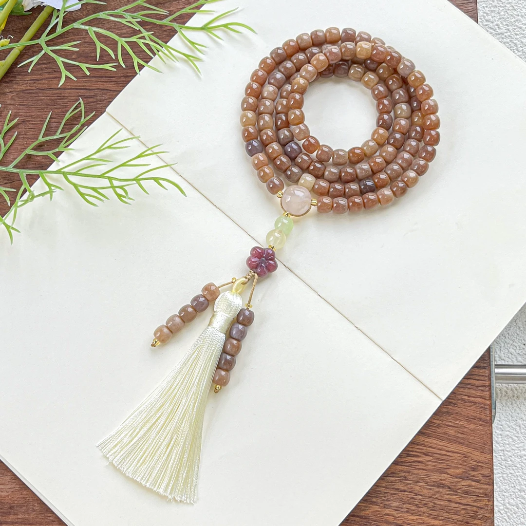 粉紫直鼓伊念118款7*6mm     X-D151180