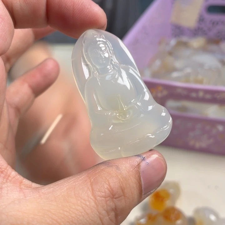 玛瑙/玉髓未镶嵌吊坠(不含链)