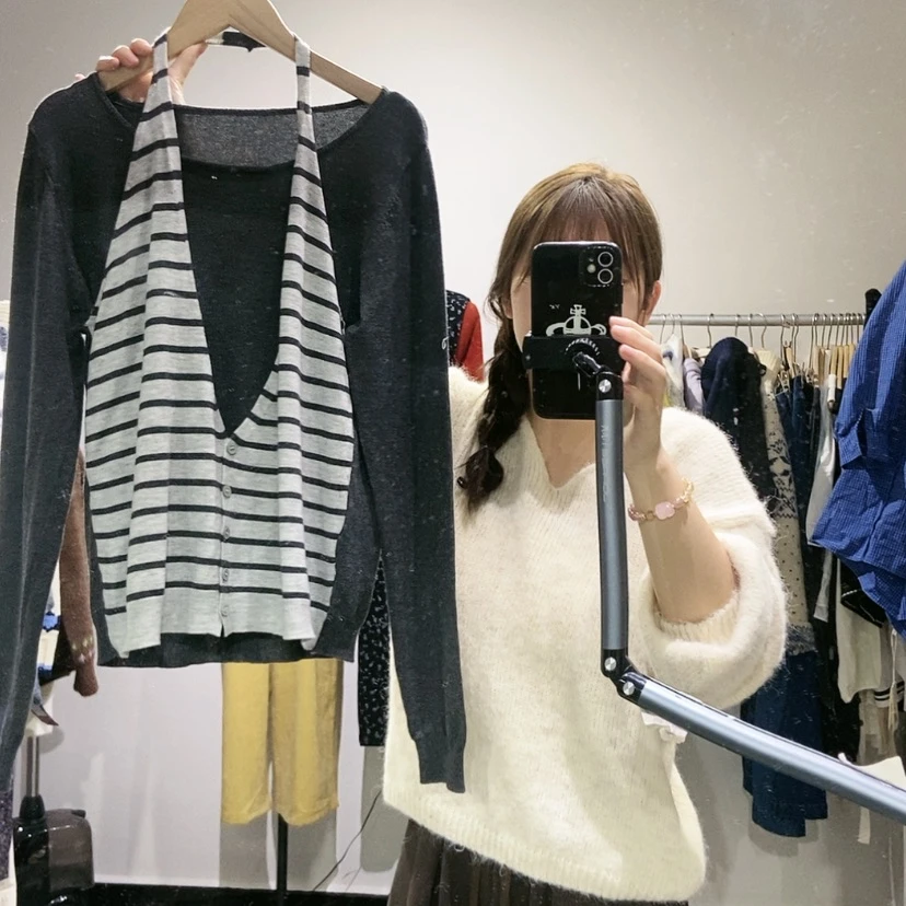 【闪购商品】深灰假两件