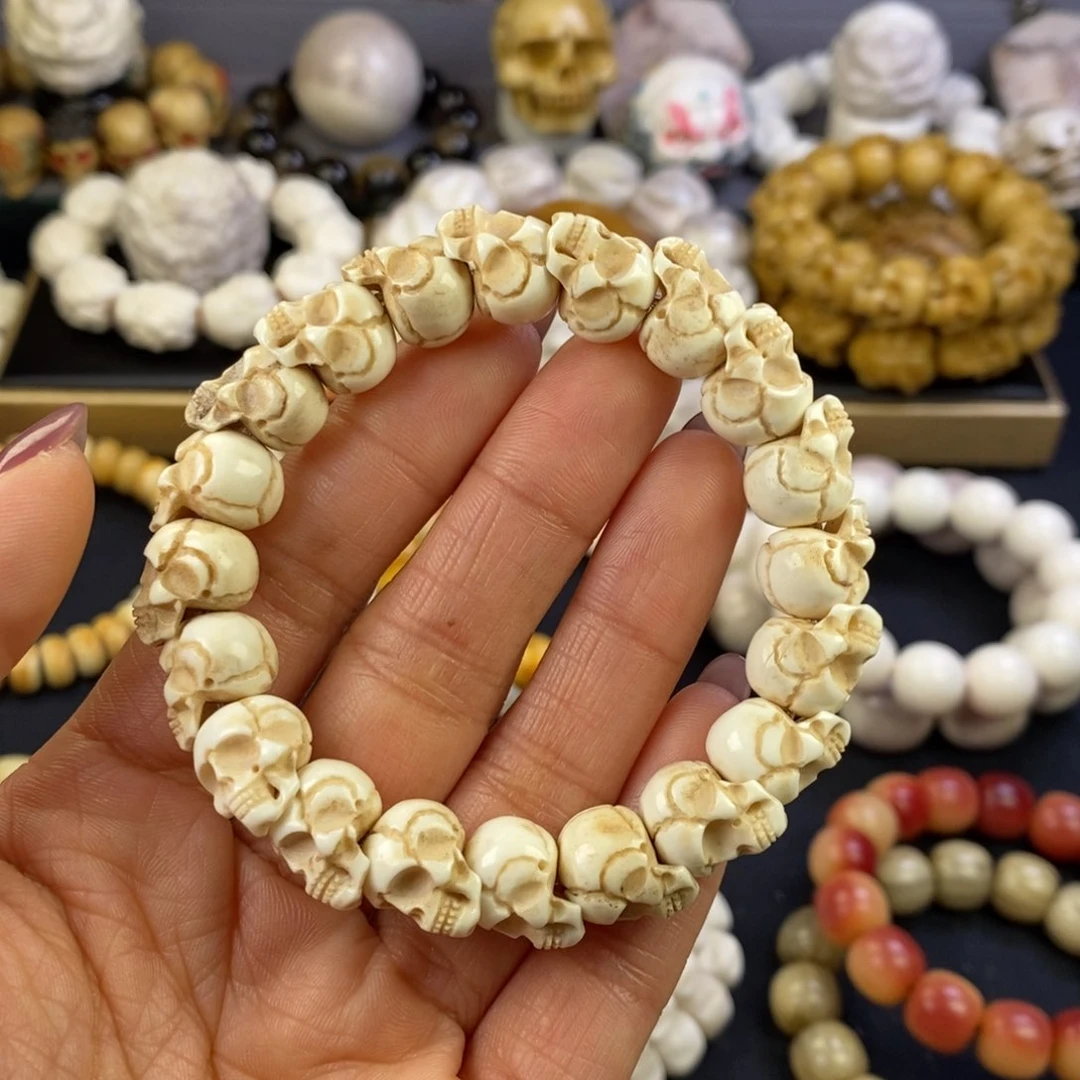 鹿骨把件好看好玩