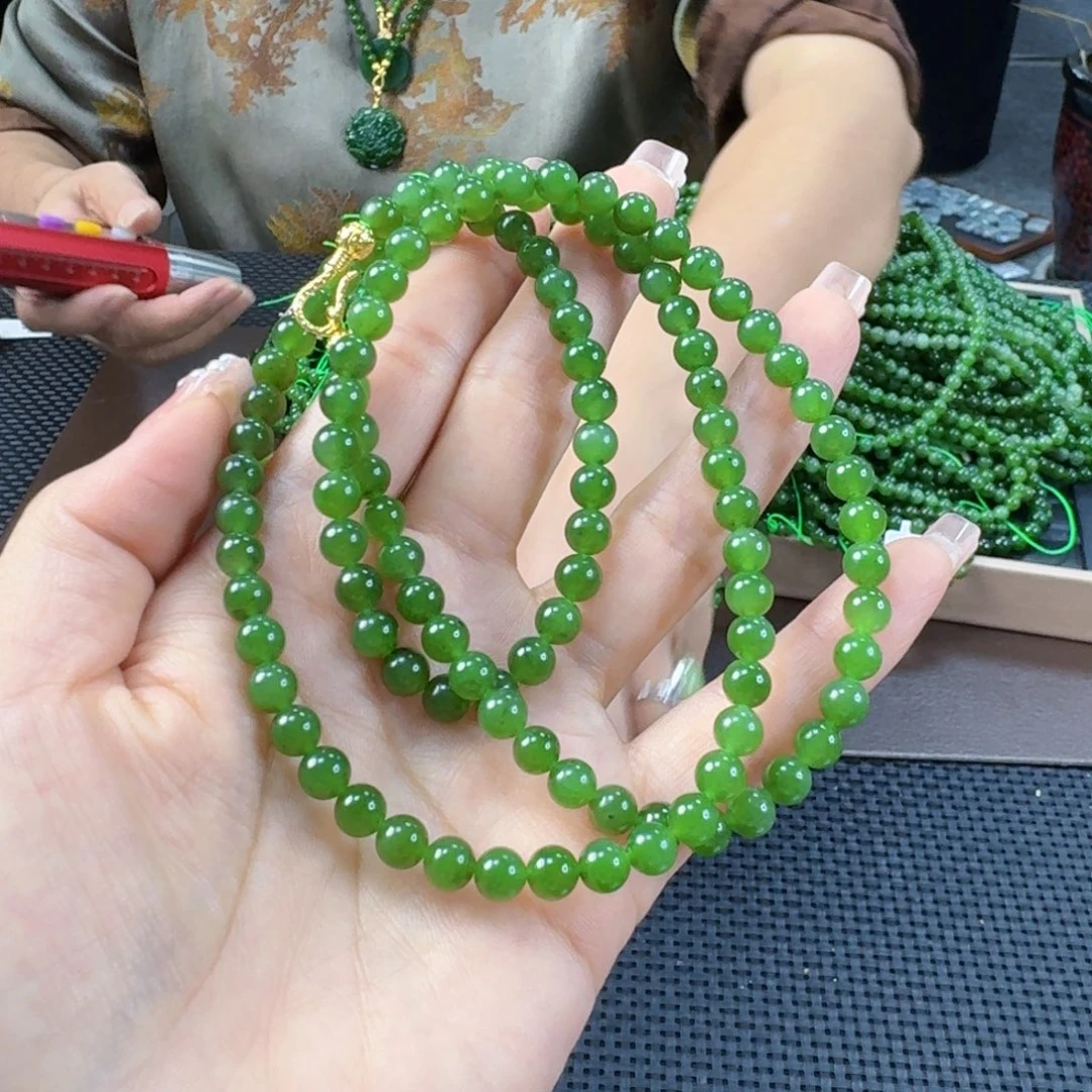 和田玉（碧玉）未镶嵌颈饰卡6