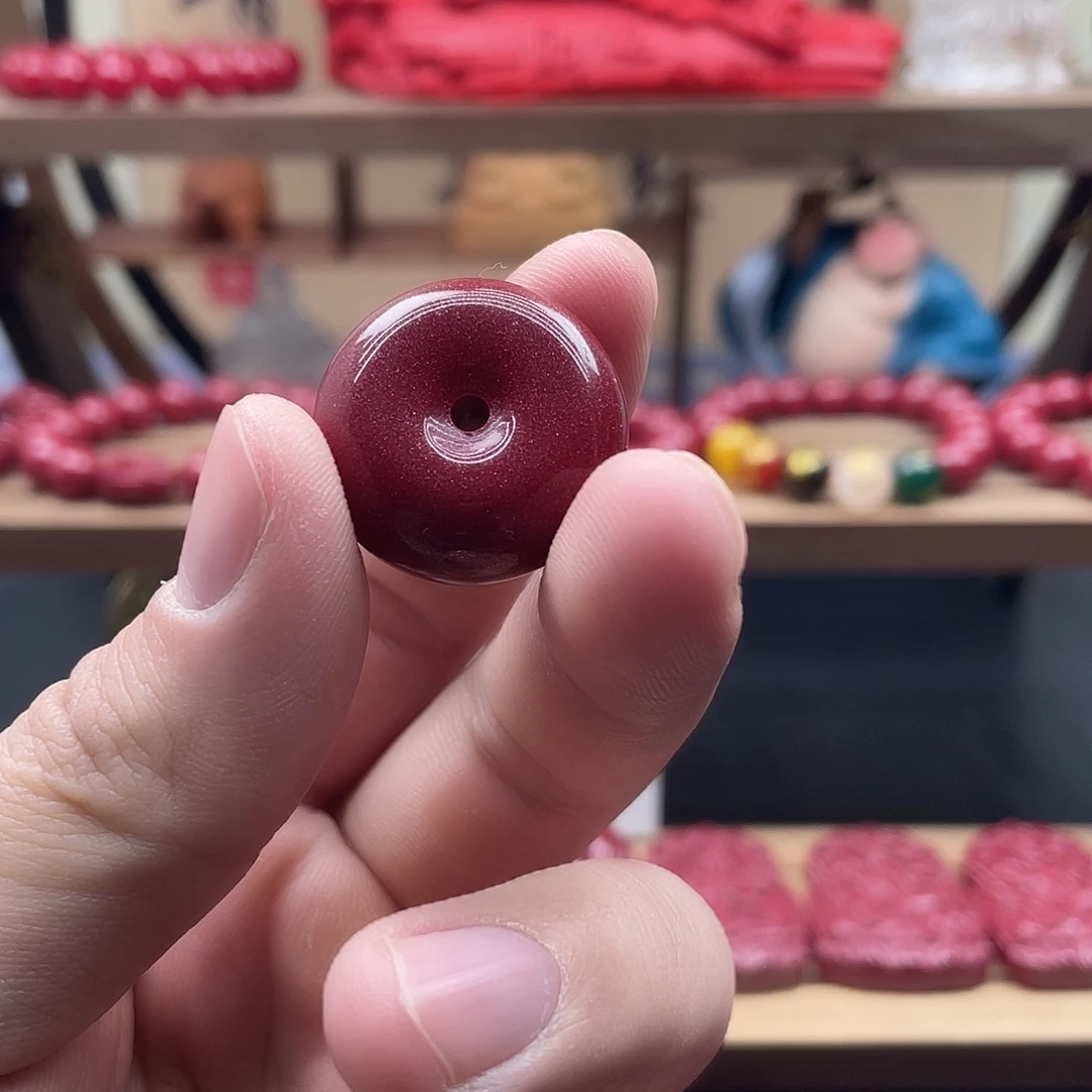 天然辰砂朱砂吊坠