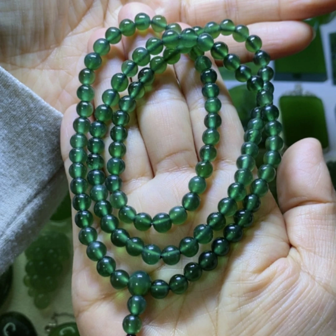 【闪购商品】蛇纹石玉手链未镶嵌感****你