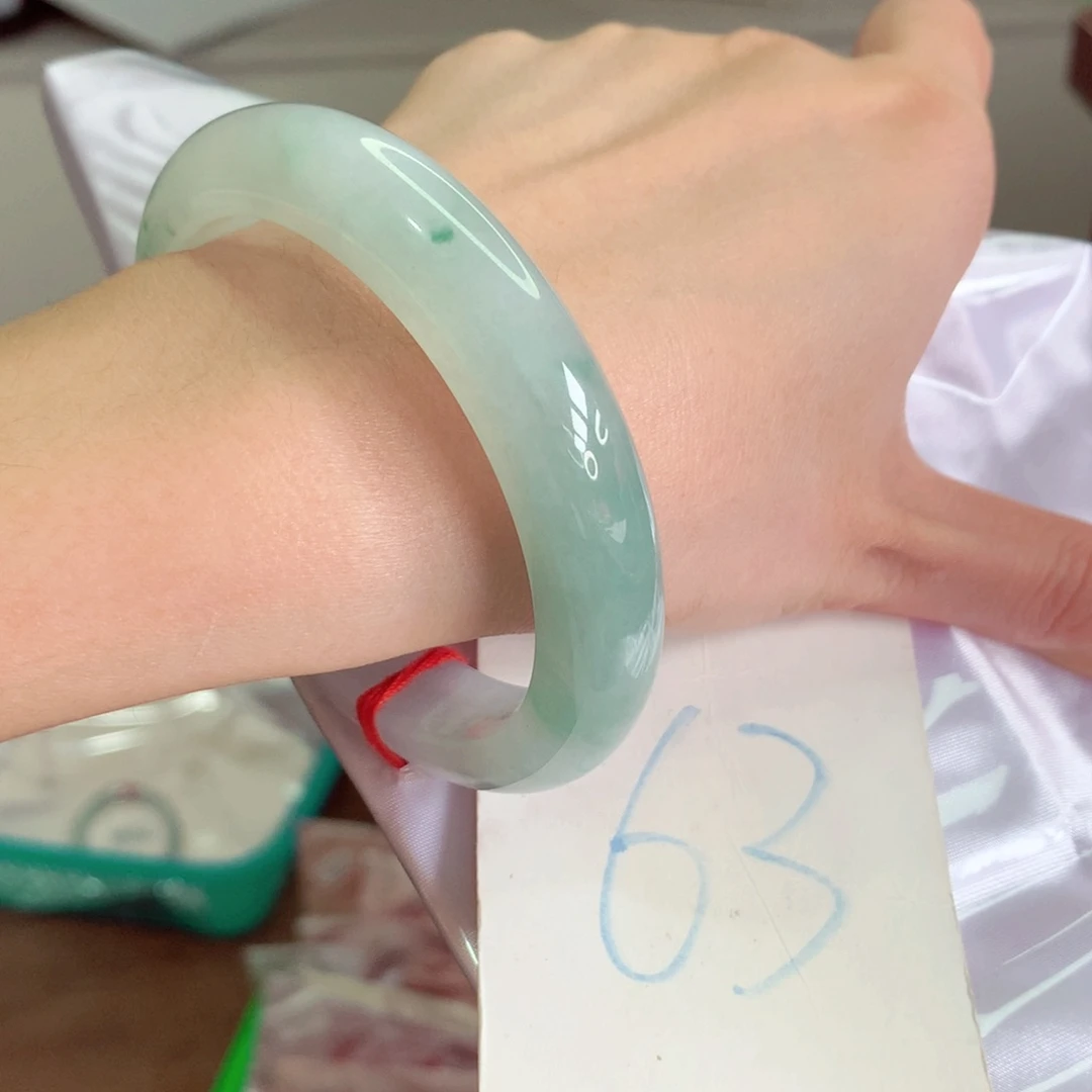 翡翠手镯未镶嵌天然缅甸翡翠A货手镯