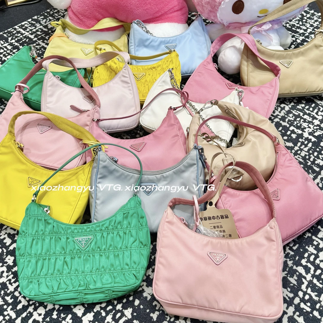 99新 Prada/普拉达 prada尼龙腋下hobo/2000/2005款