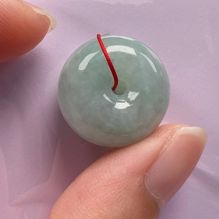 翡翠未镶嵌颈饰平安扣吊坠