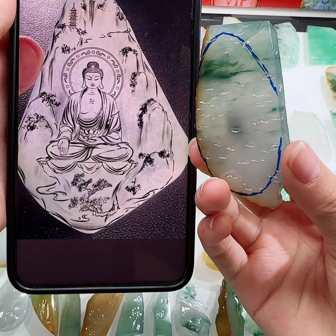 定制翡翠未镶嵌翡翠定制