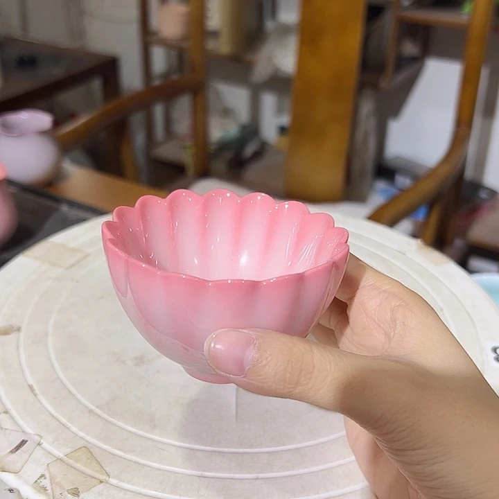 龙泉云间青瓷小米茶器