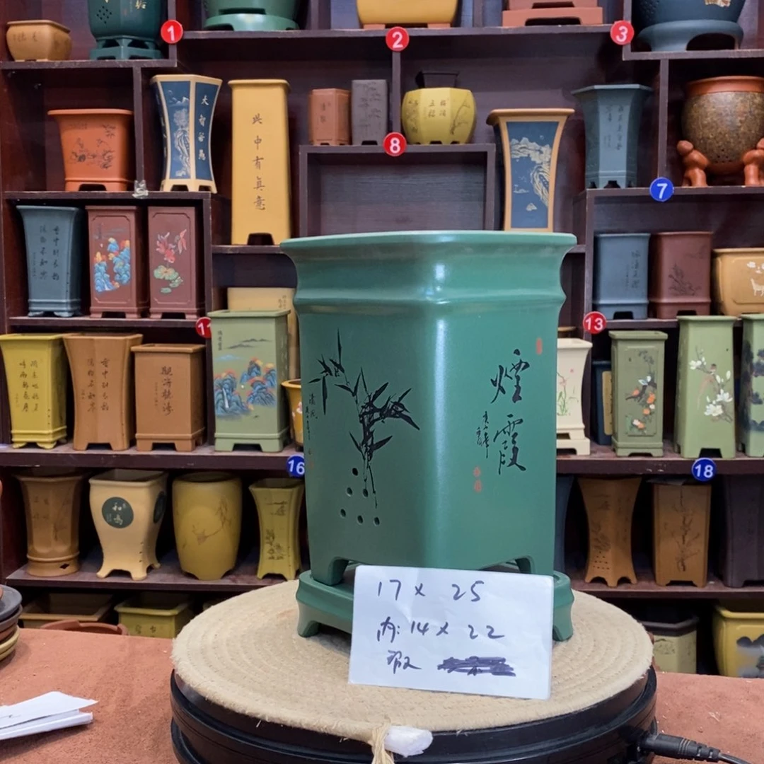 紫砂花盆紫砂艺术