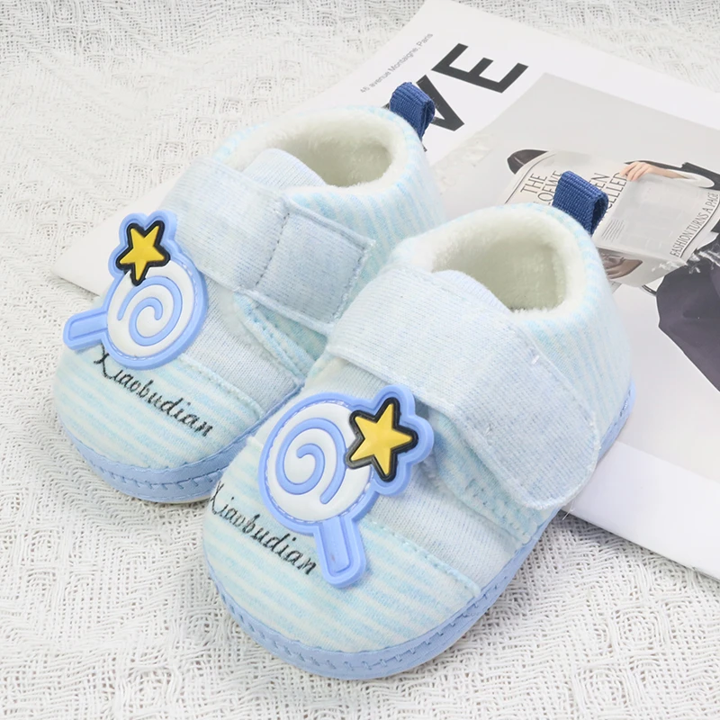 秋冬款婴儿鞋防滑透气不掉鞋软底舒适新生儿步前鞋男女宝宝软底鞋