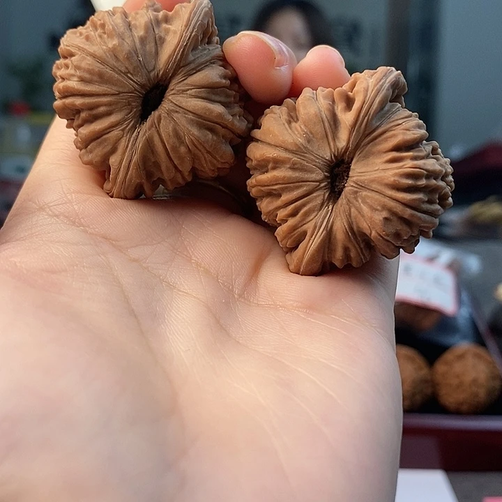 把件文玩核桃四座楼
