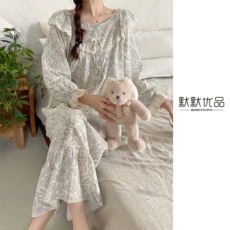 福利碎花/韩国Public republic/甜美/睡衣女/舒适柔软/家居套装