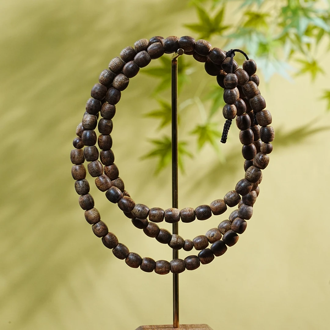 菩萨奇楠熟结软丝桶珠多圈沉香手串 16.14g T251008063 C