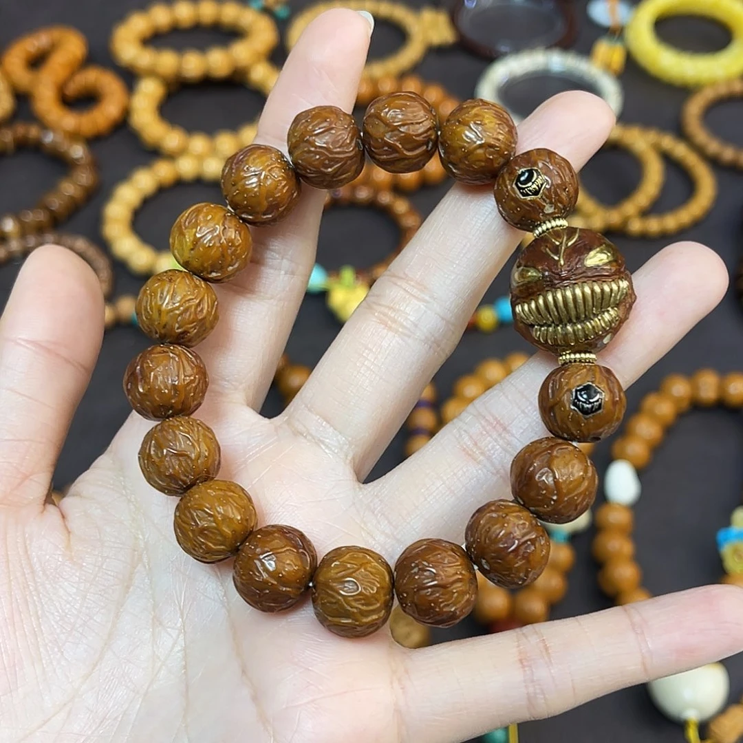 紫金鼠手串秒杀 1.4天然紫金鼠高货老料“毒液”手串