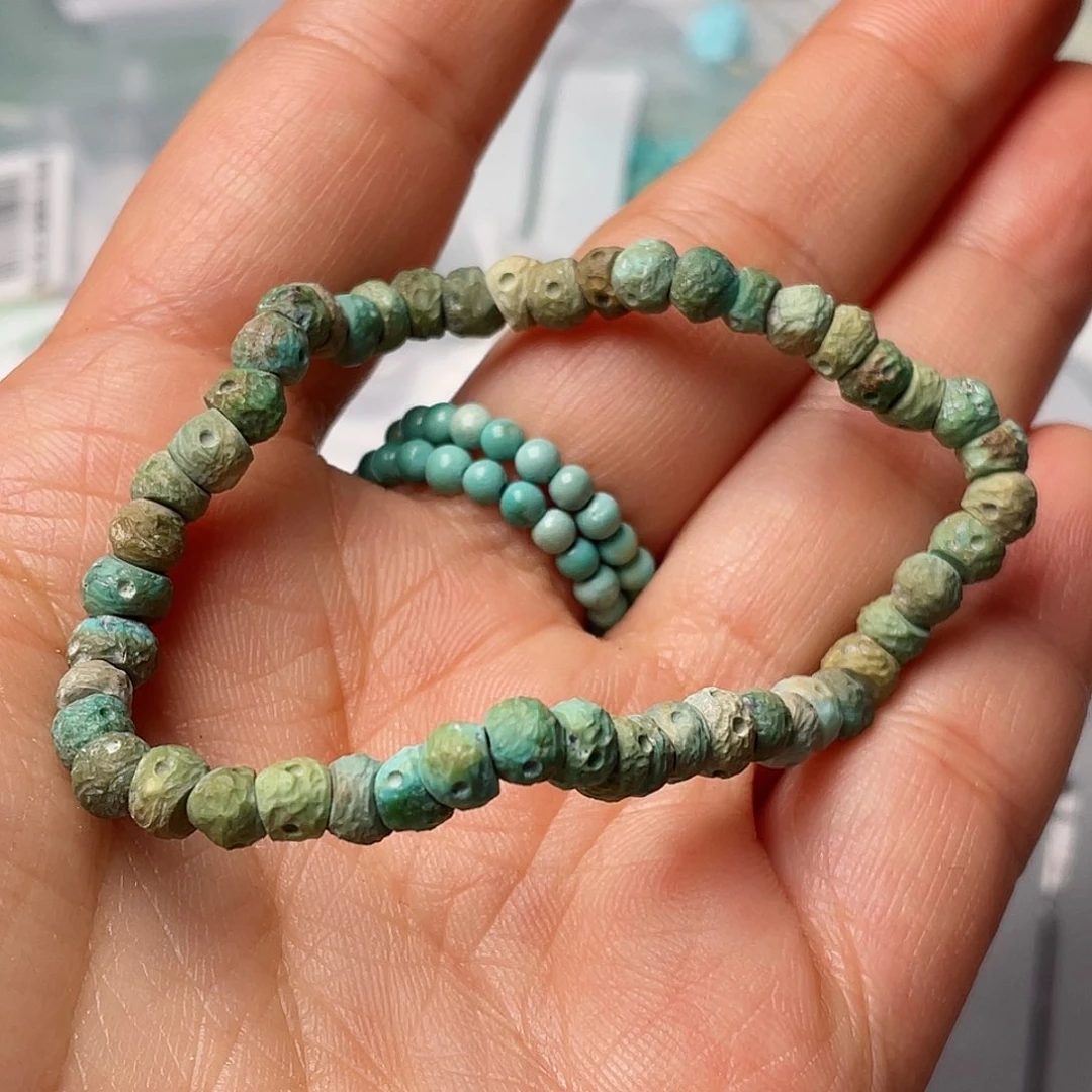 绿松石珠宝半成品未镶嵌