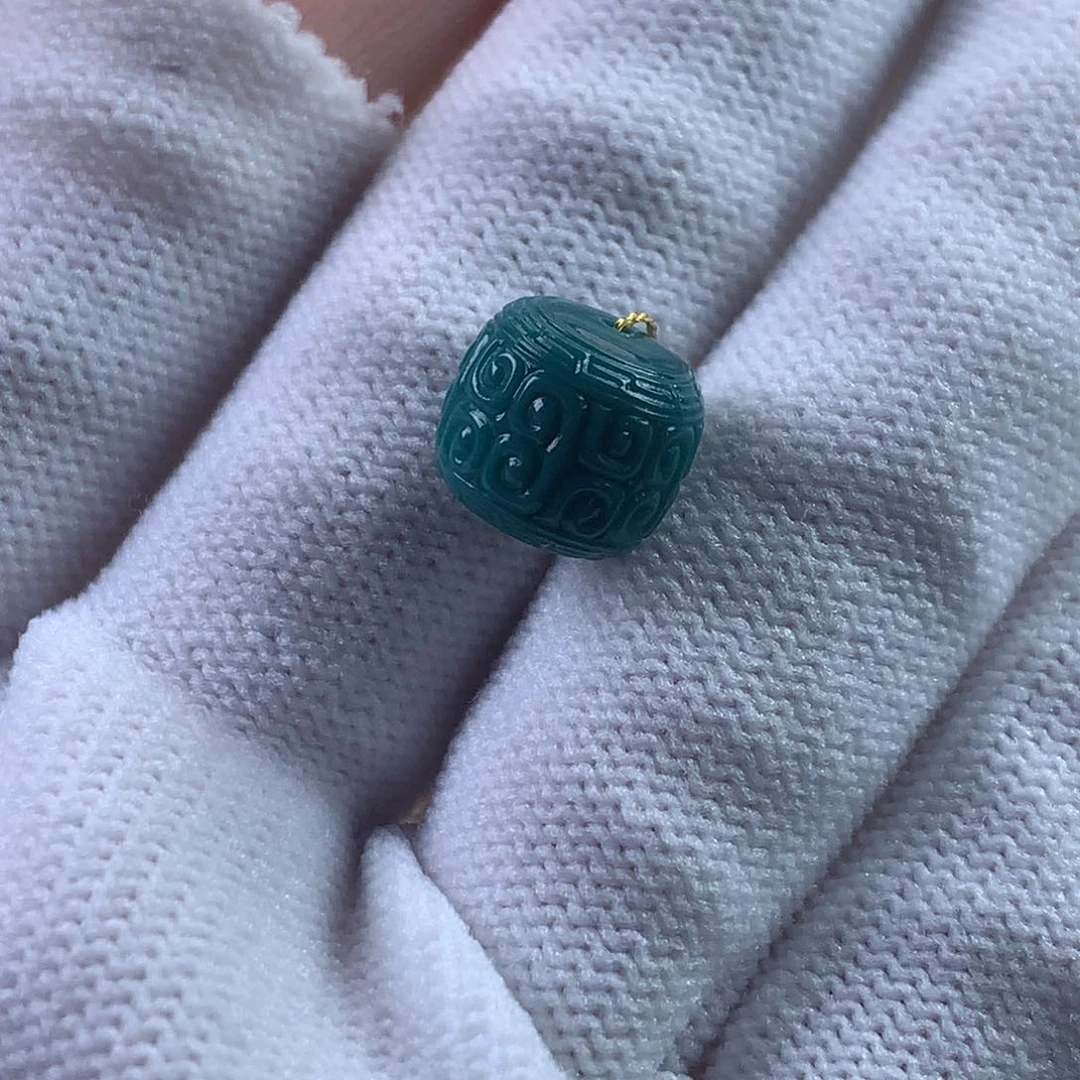 绿松石未镶嵌配饰柯10*9