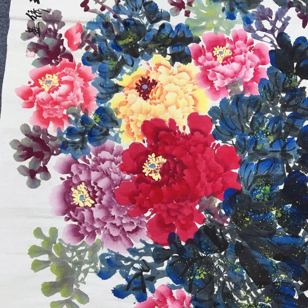 国画国画作品宣纸纯手绘