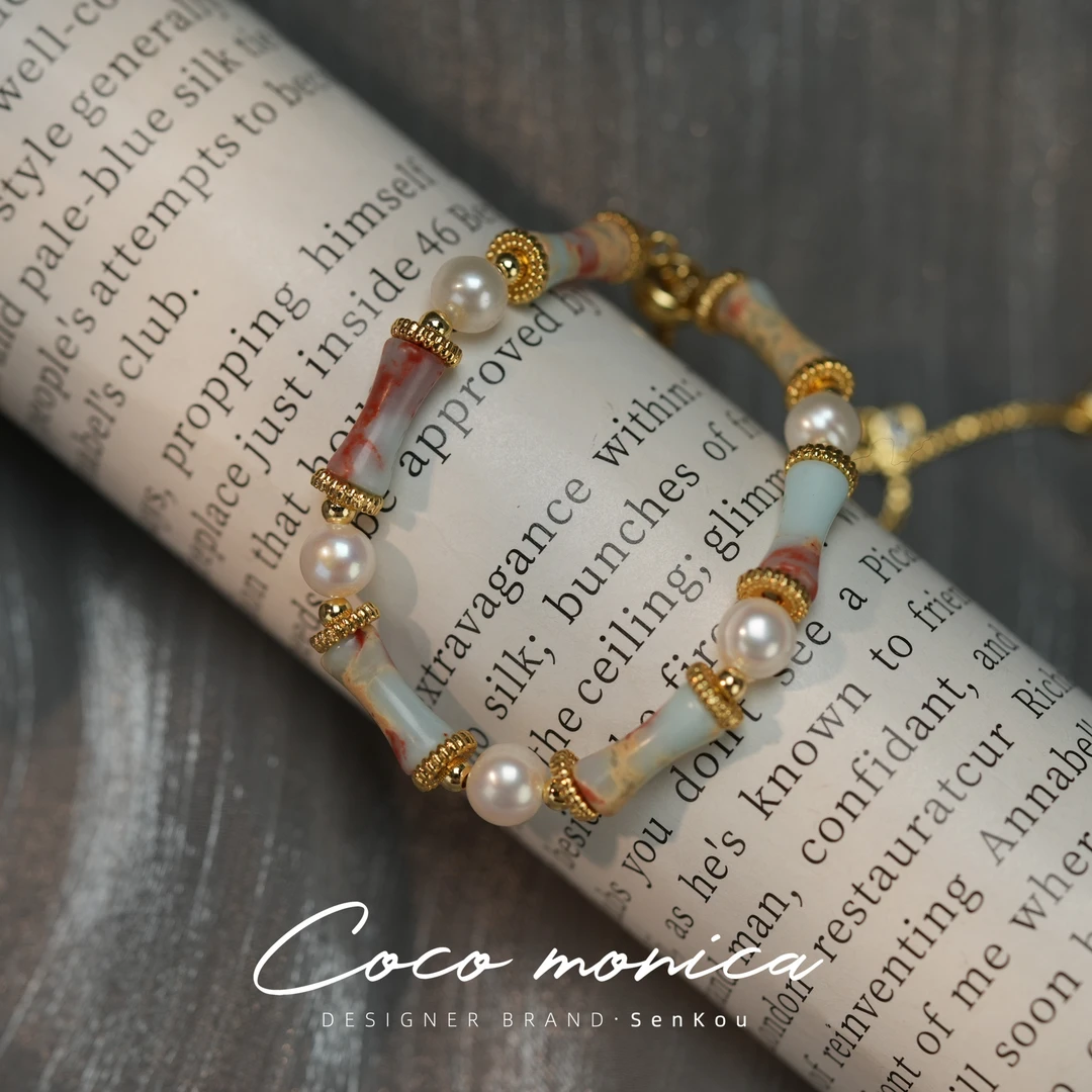 【小霞珠宝】手链手工气质轻奢时尚百搭复古彩色WE535