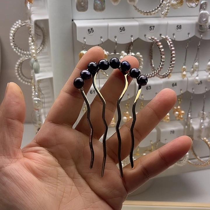 发簪淡水珍珠未镶嵌