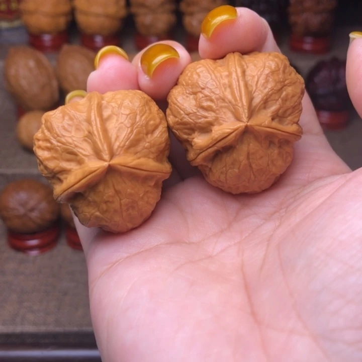 文玩核桃把件29号粽子三棱35尺