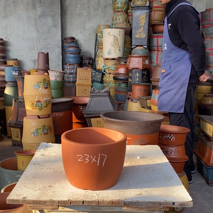 紫砂花盆紫砂花盆