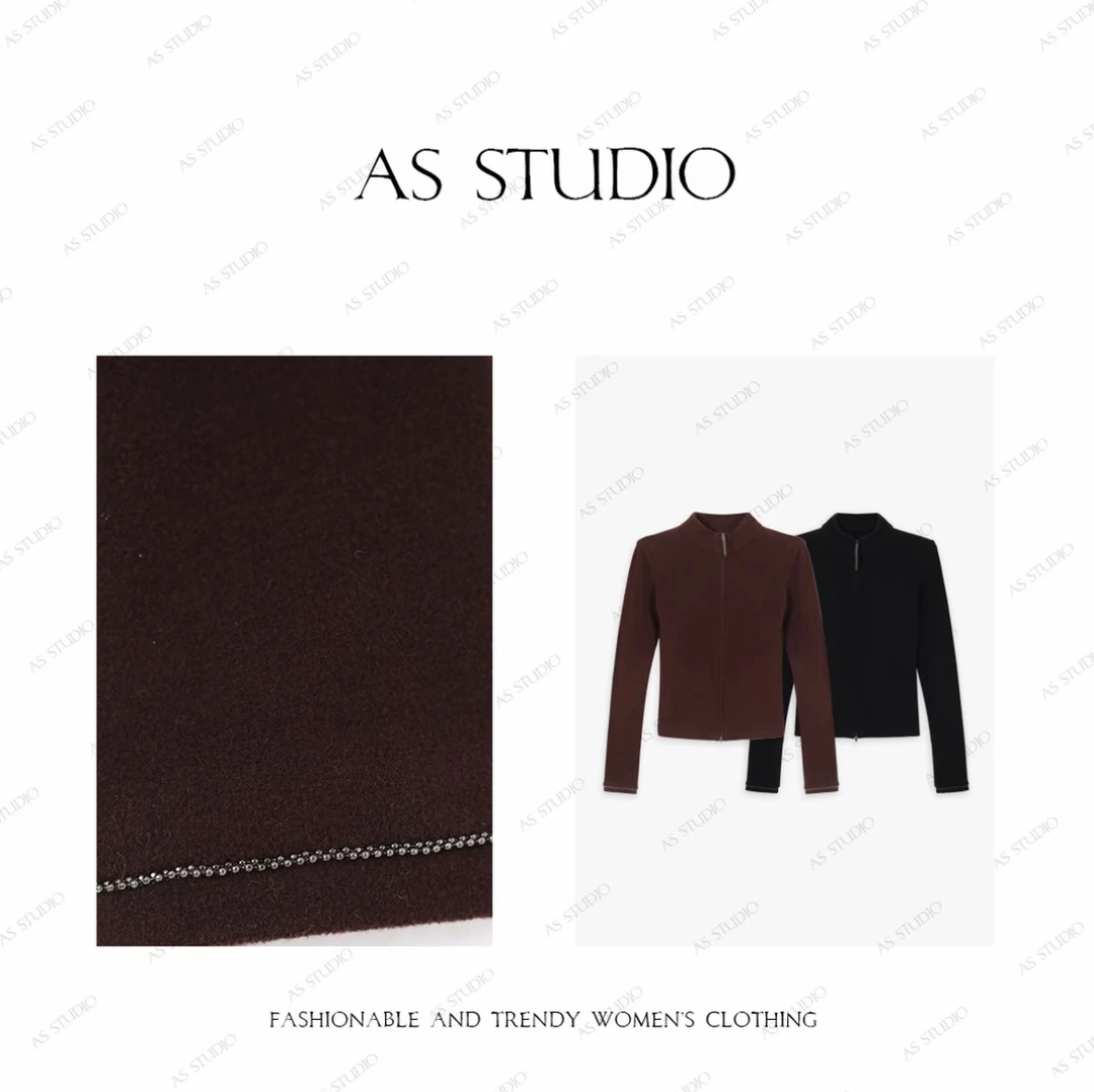 【AS瘦瘦贴】铭顺24新保暖磨毛软糯双头拉链打底衫AS25QZZ03151