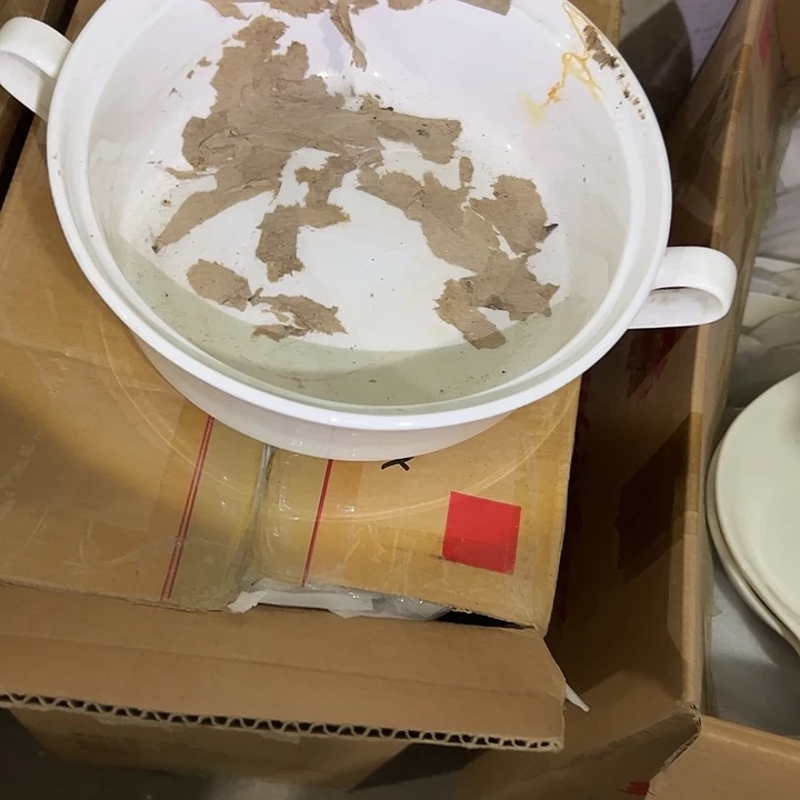 也***天库存尾货骨瓷锅一个