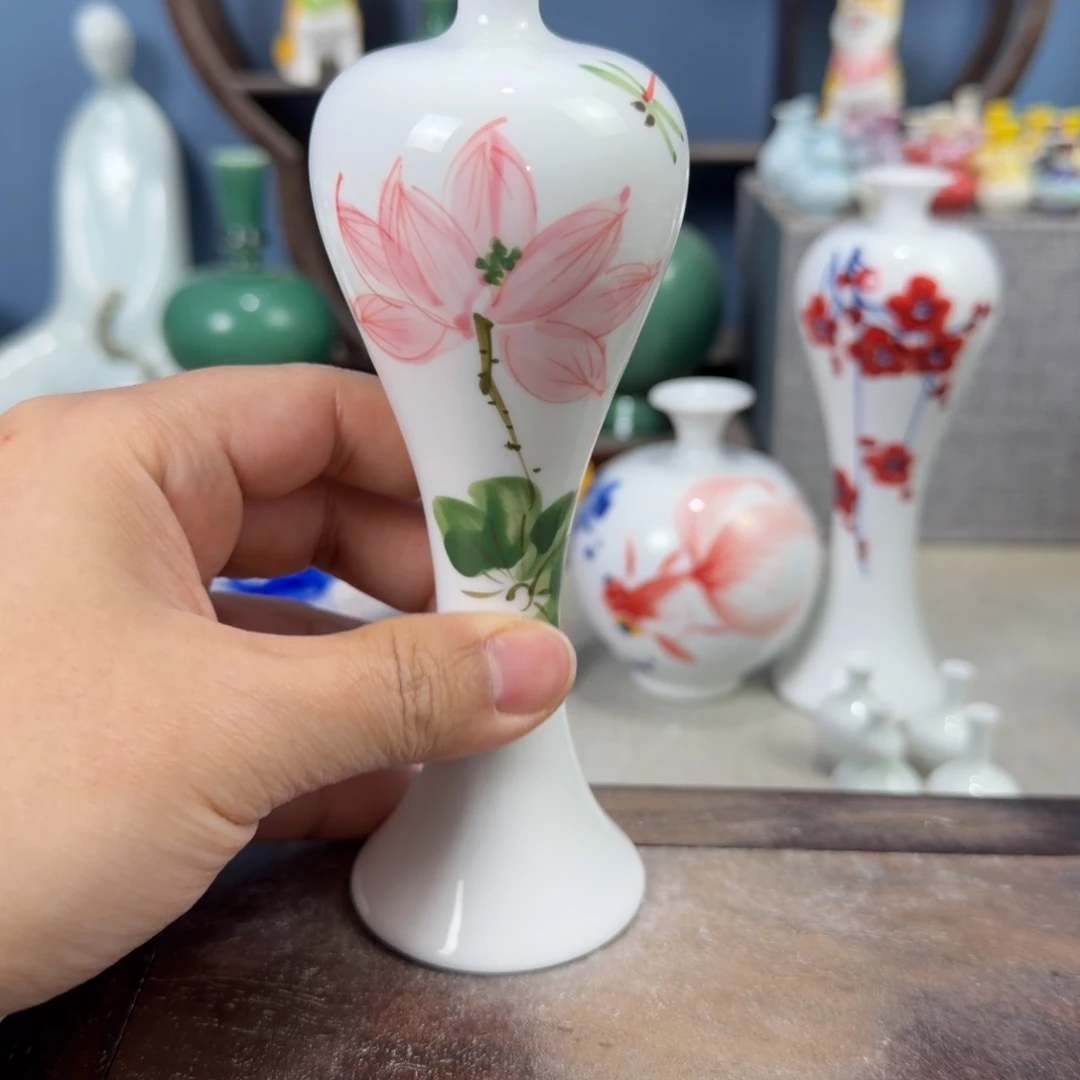 陶瓷手工小花器摆件