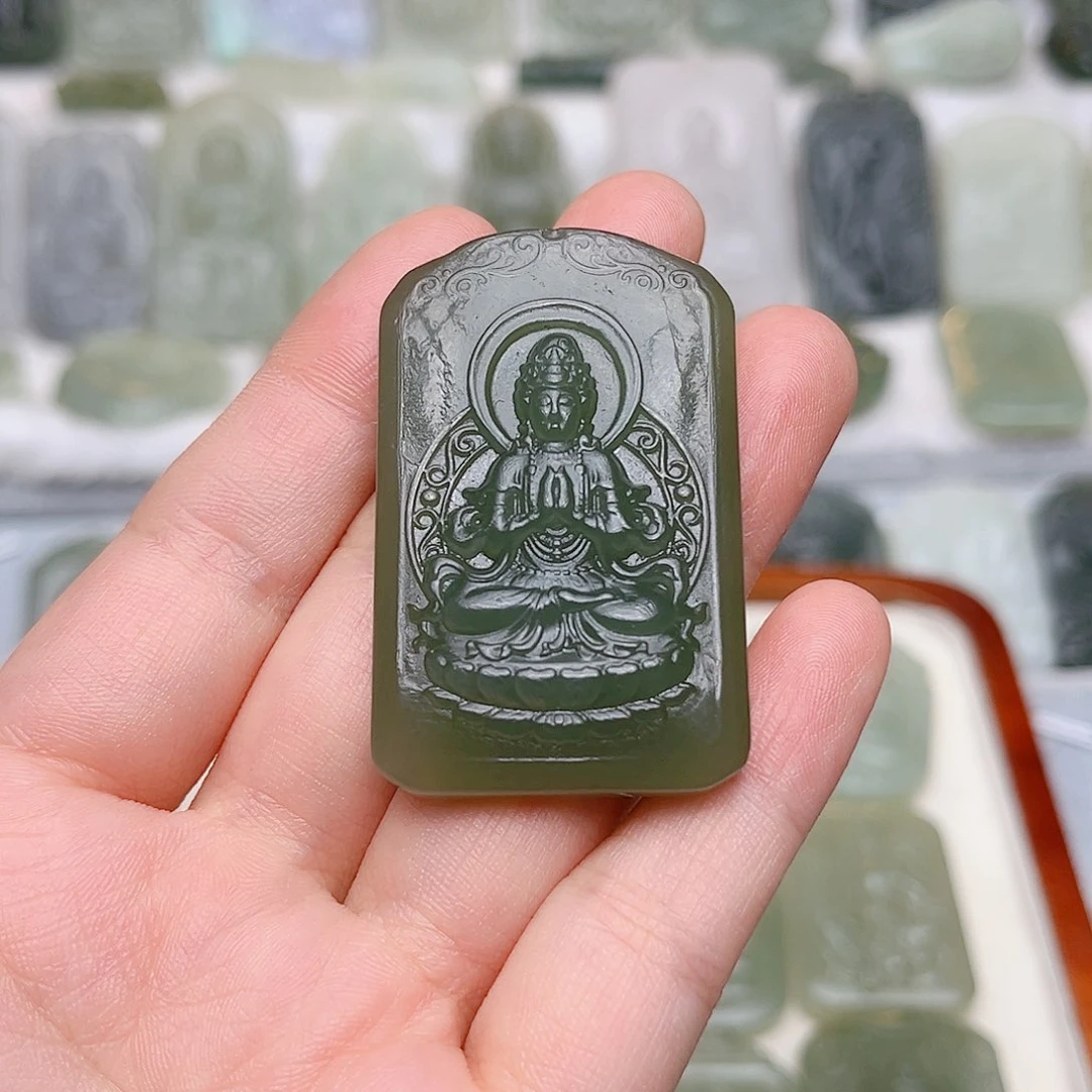 和田玉未镶嵌颈饰ও****