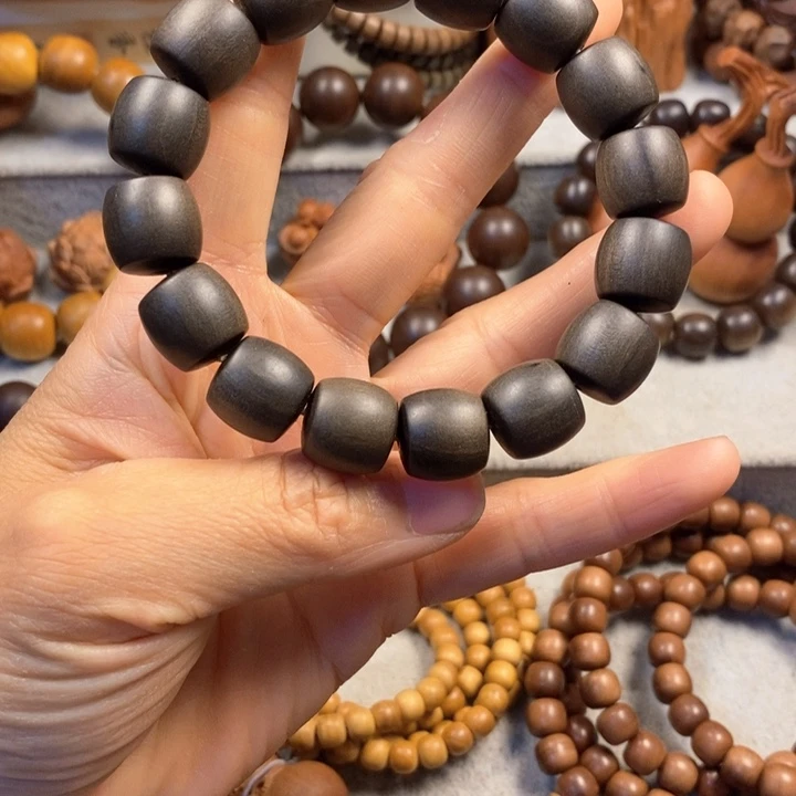 是***手檀香木手串/手链老山檀奶香味1314微微黑线