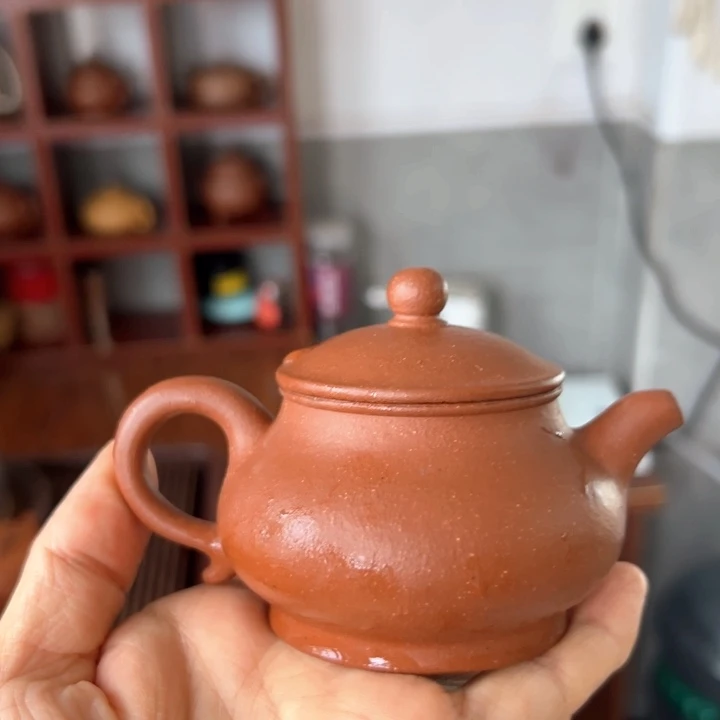 茶壶紫砂降坡潘壶120c c