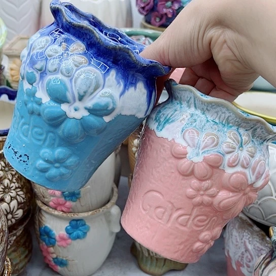 多肉绿植陶瓷花盆