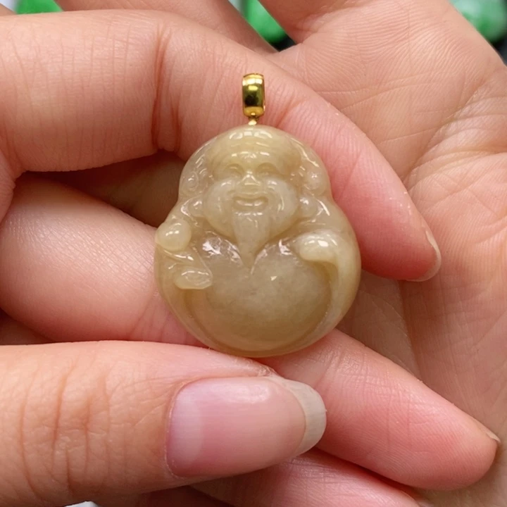 翡翠颈饰未镶嵌吊坠