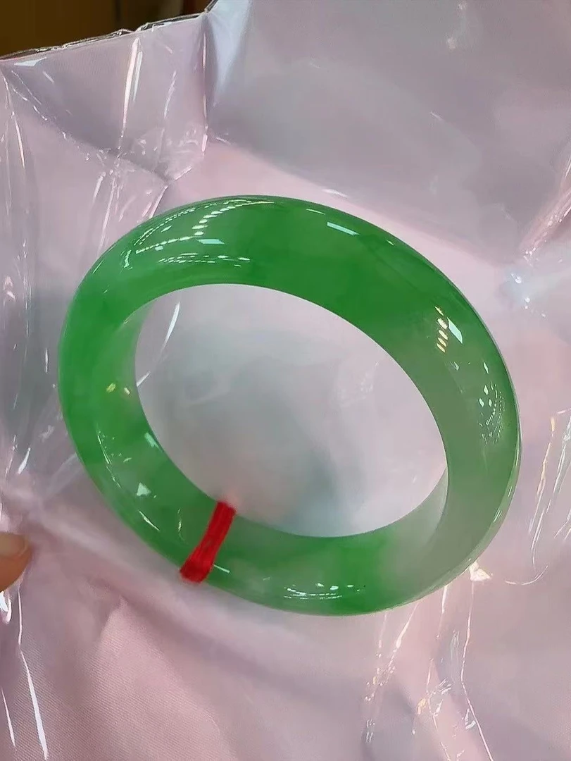 时尚缅风测量高冰透美人手镯