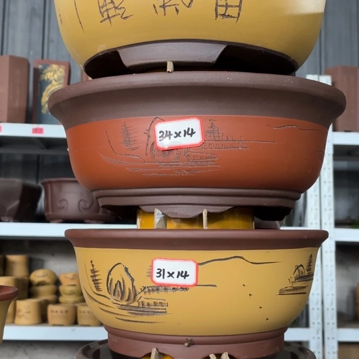 花盆紫砂100-4。